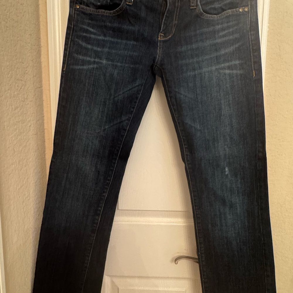 CAbi Dark Blue Jeans with Copper Button